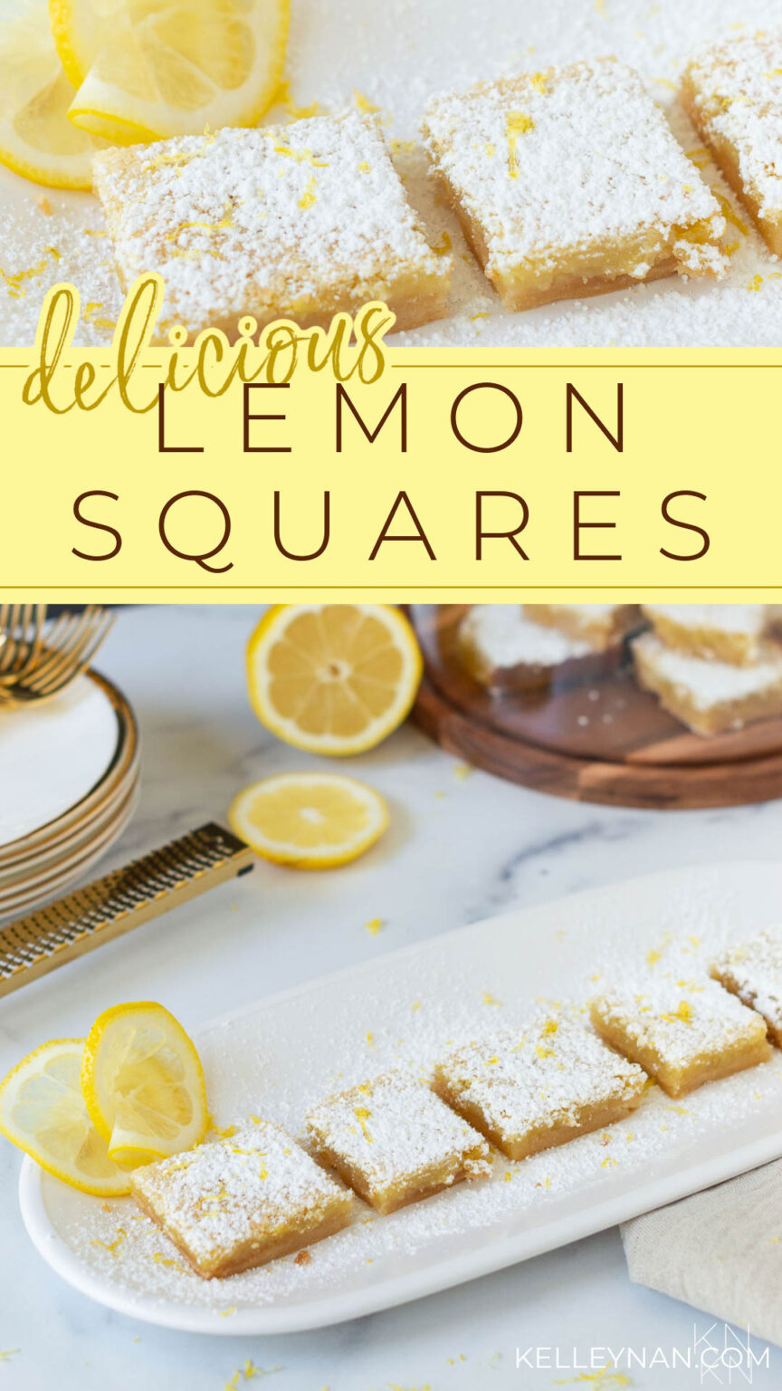 Easy to make lemon squares kelley nan