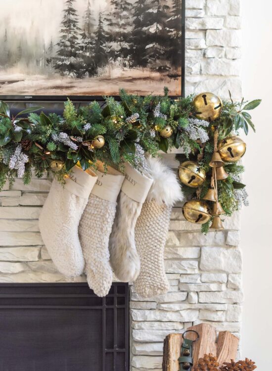 2024 Christmas Home Tour Silver and Gold Christmas Color Scheme