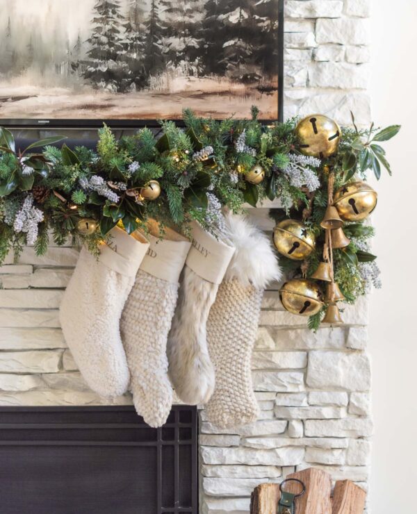2024 Christmas Home Tour Silver and Gold Christmas Color Scheme