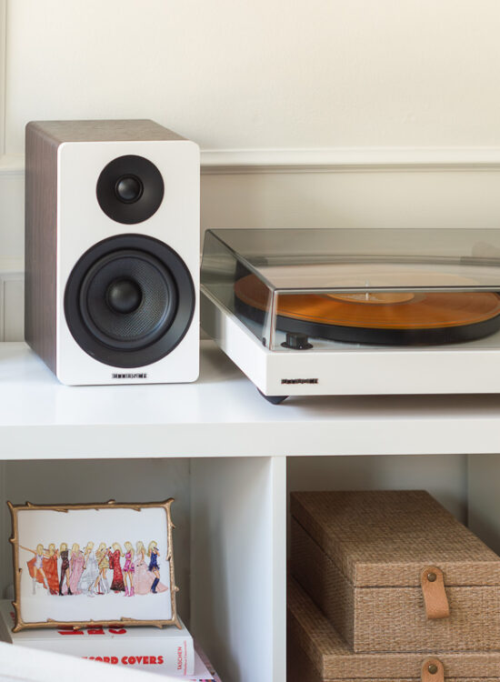 Bedroom Record Player Setup