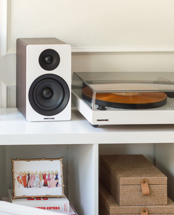 Bedroom Record Player Setup
