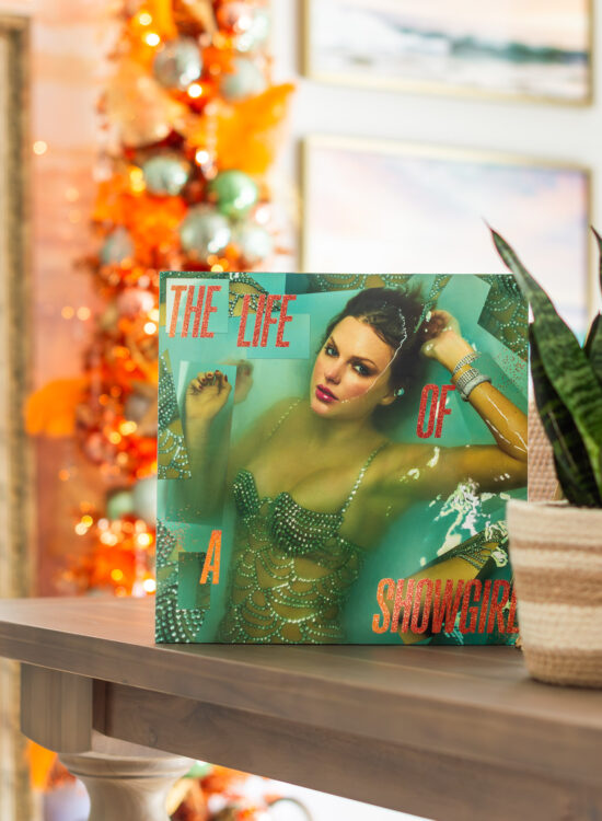 Taylor Swift The Life of a Showgirl Themed Christmas Tree