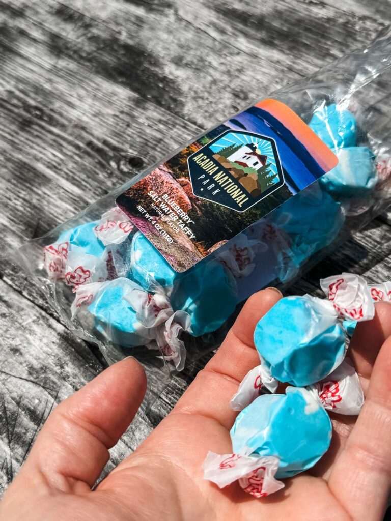 Blueberry Saltwater Taffy Acadia National Park