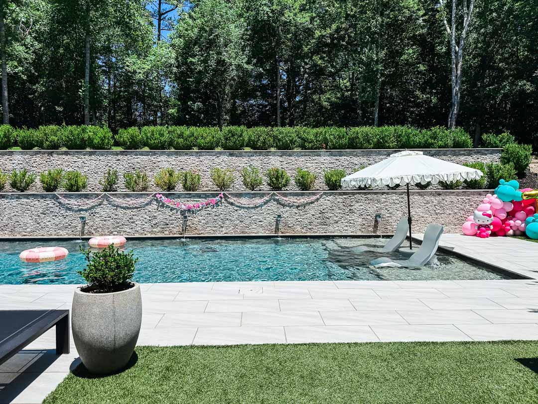 7 Year Old Budget Birthday Party Hello Kitty Pool Party