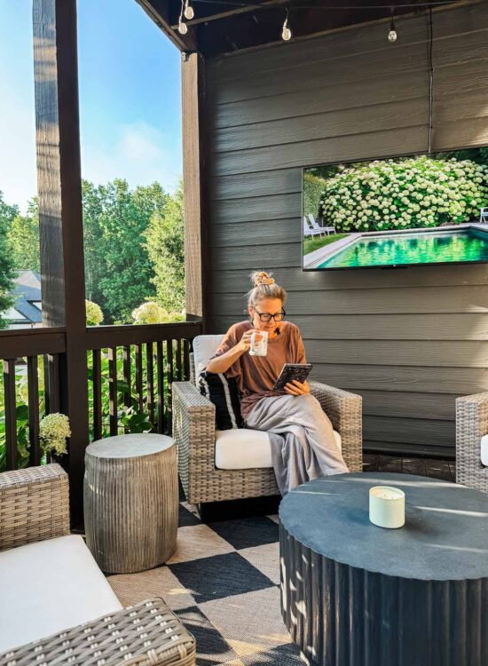 Outdoor Club Chairs and the Best Outdoor Living Conversation Layout