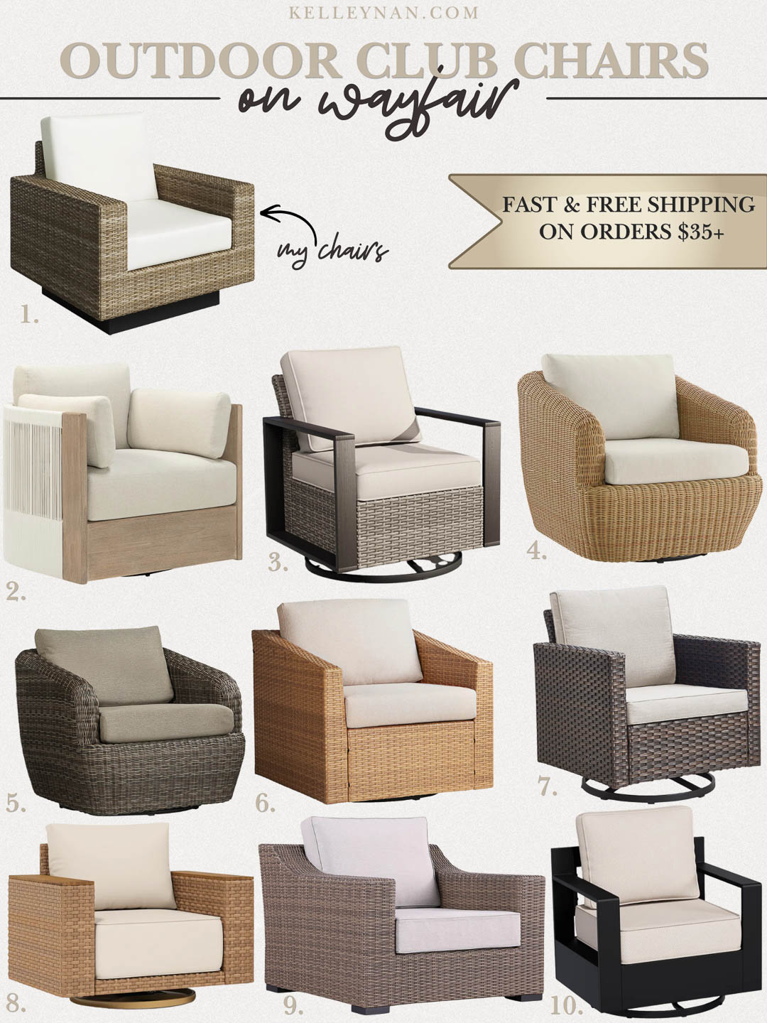 Outdoor Club Chairs and the Best Outdoor Living Conversation Layout